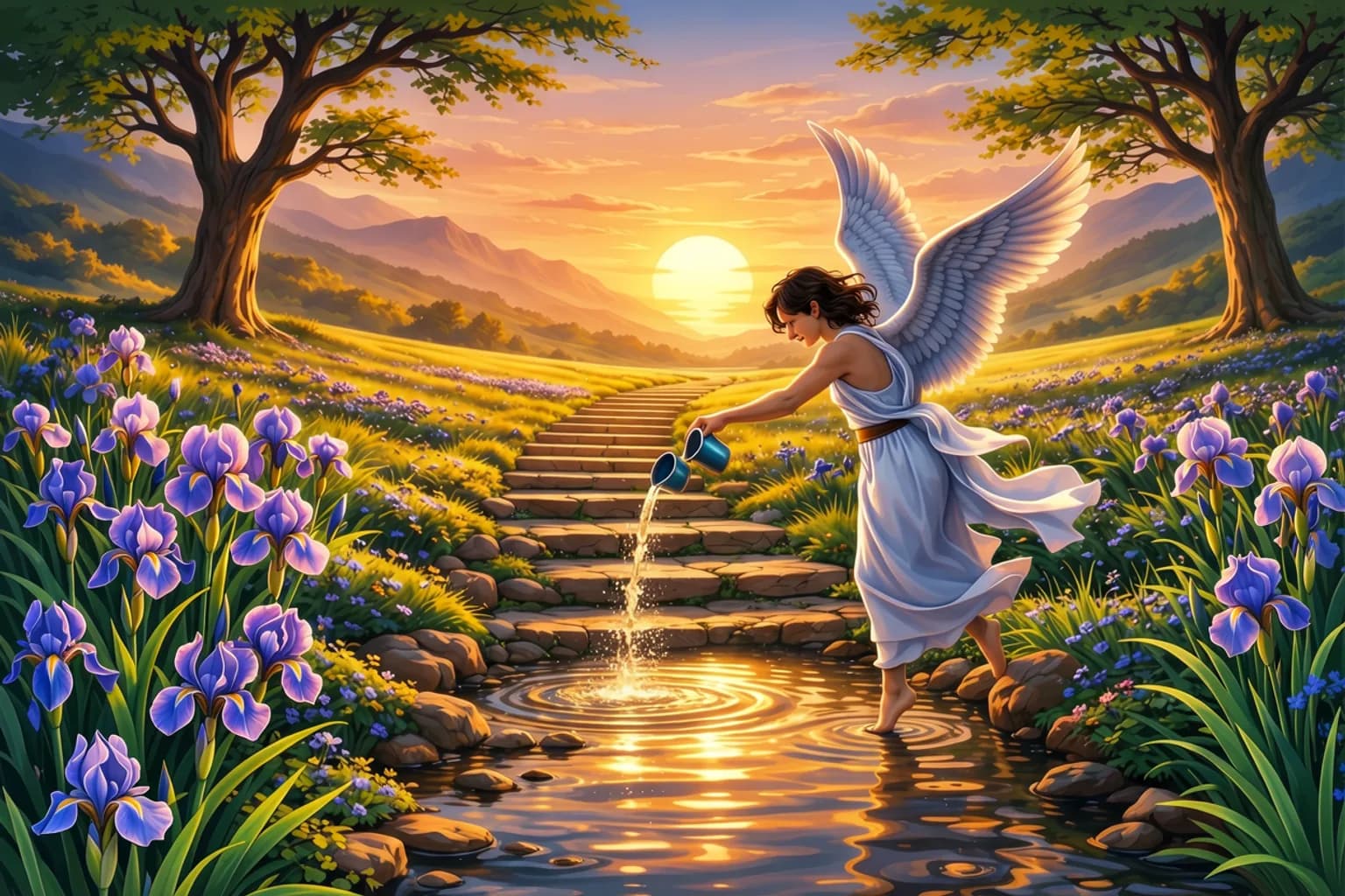 Temperance Tarot Card Meaning: The Angel Who Mixes