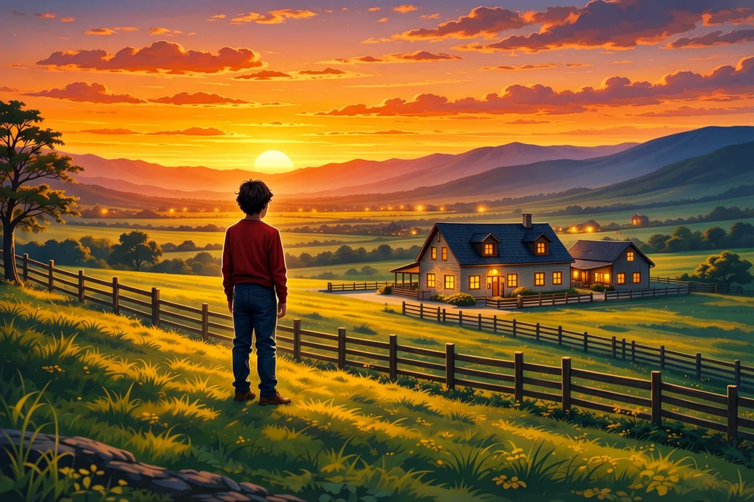 The Golden Windows: The House You Can Only See From Far Away
